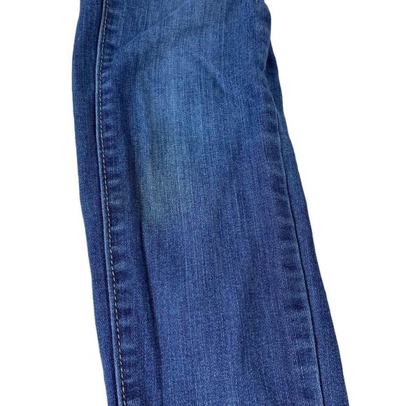 Bullhead Women's  Midrise Skinniest Blue Jeans Size 26 - Stains On Knees​​​​​ - Picture 8 of 8